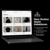 Feature-Grafik zum sicheren Checkout-Prozess im Shopify-Store
