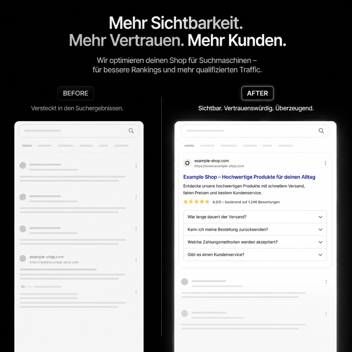 Feature-Grafik zu individueller Code-Anpassung bei Impact-Web-Projekten